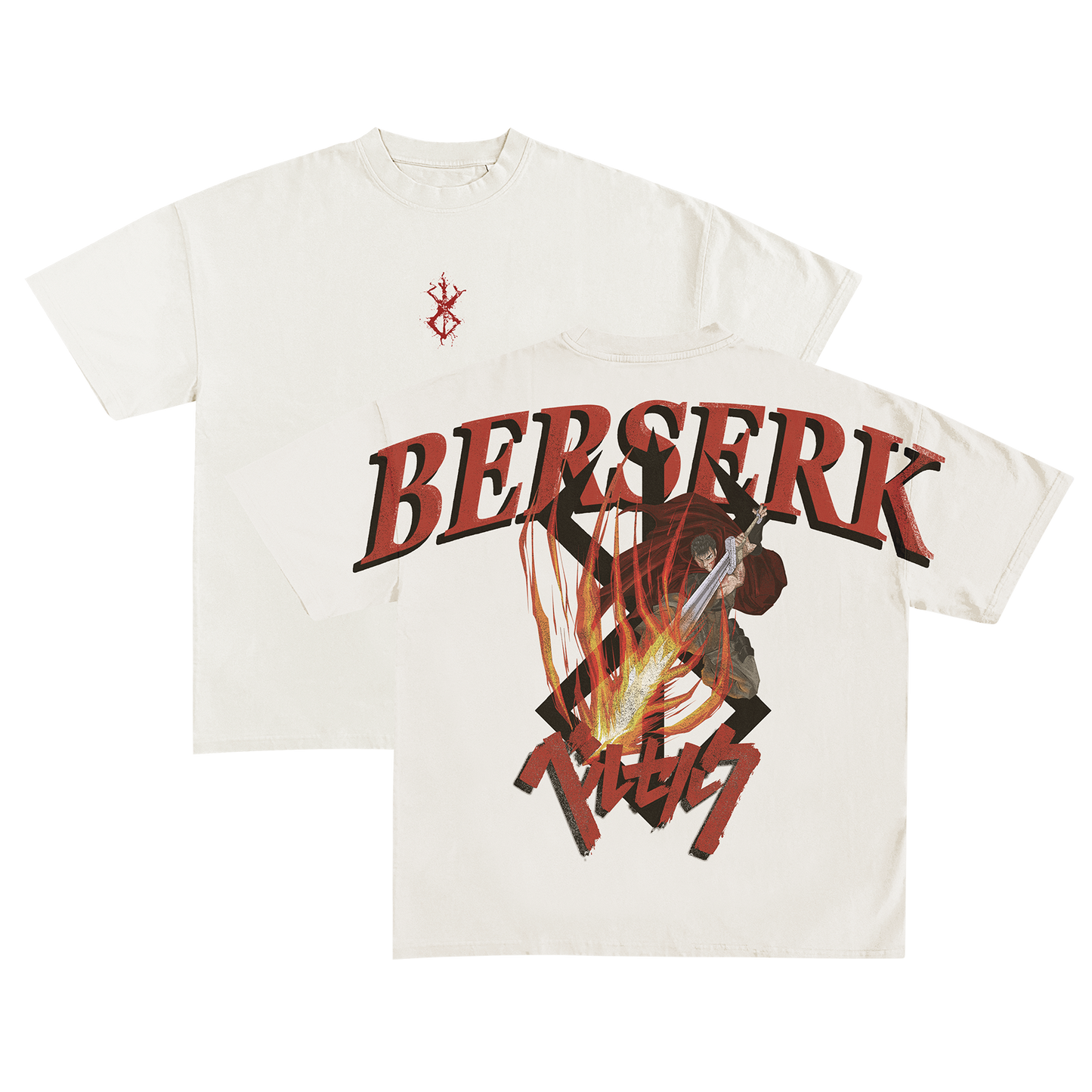 "GUTS" VINTAGE WASHED TEE (HEAVYWEIGHT)